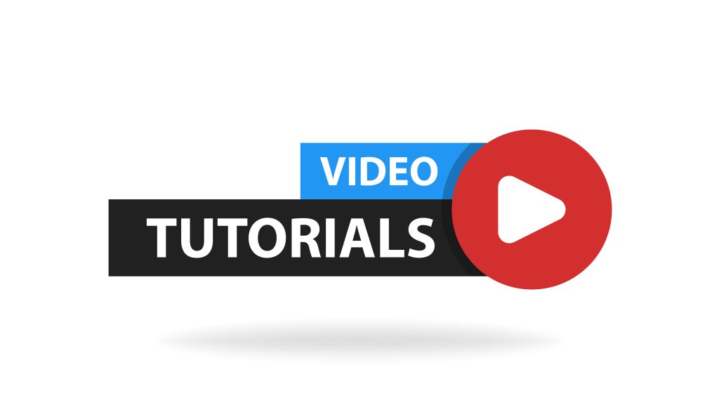 Video Tutorials Textblock mit Play Icon